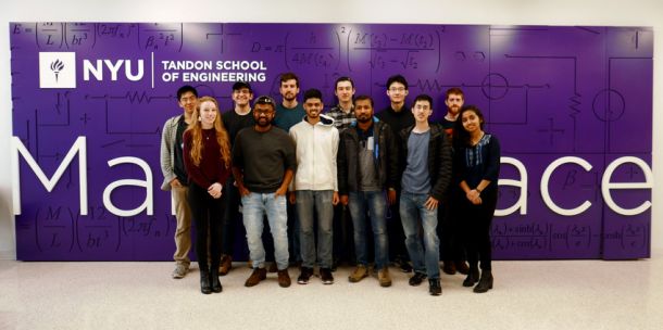 The NYU Robotics Design Team are composed of students from a wide variety of engineering disciplines.